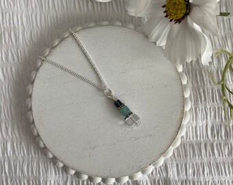 Blue Crystal Necklace