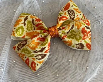 Fall Hair Bow
