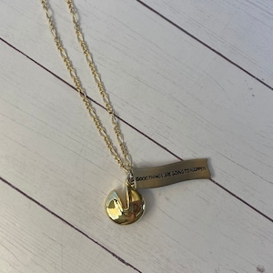 Fortune Cookie Necklace