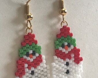 Snowman Earrings