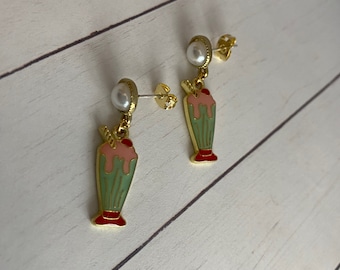 Strawberry Milkshake Earrings