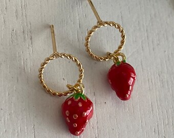 Strawberry Earrings