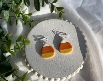 Candy Corn Earrings