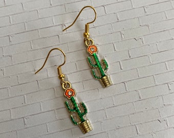 Cactus Earrings