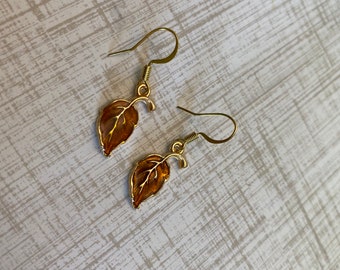 Leaf earrings