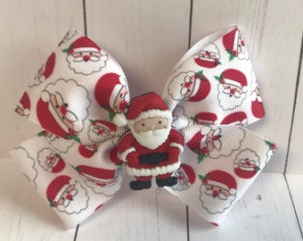 Santa Hair Bow