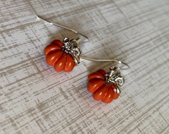 Pumpkin Earrings