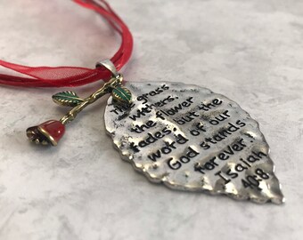 Bible Verse Necklace