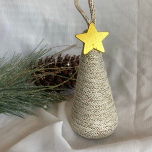 Tree Ornament w/ Wooden Star