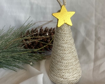 Tree Ornament w/ Wooden Star