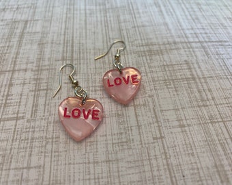 Conversation Heart Earrings