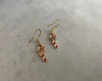 Candy Cane Earrings