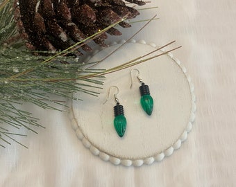 Christmas Light Earrings