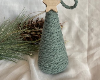 Tree Ornament w/ Wooden Star