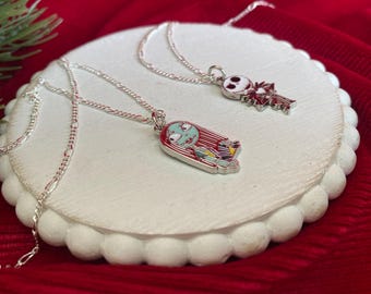 Christmas Skeleton Necklaces