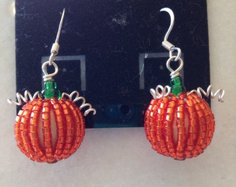 Pumpkin Earrings
