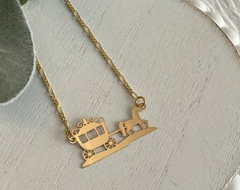 Princess Carriage Necklace