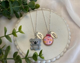 Koala and Cookie Friendship Necklace