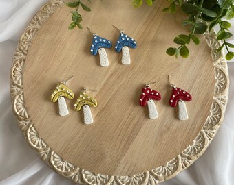 Mushroom Earrings