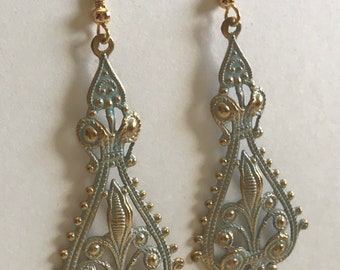 Filigree Drop Earrings