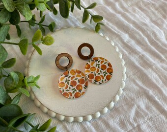 Orange Earrings