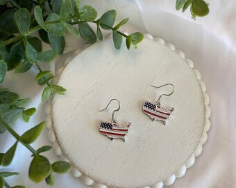 Flag Earrings