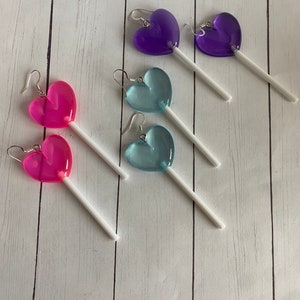 Heart Lollipop Earrings