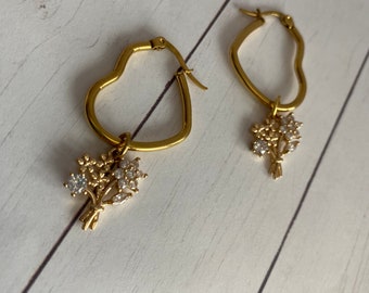 Flower Bouquet Earrings