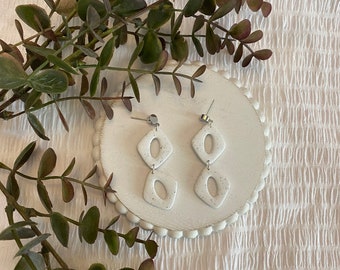 White Earrings