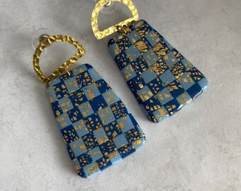 Checkered Earrings