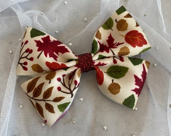 Fall Hair Bow