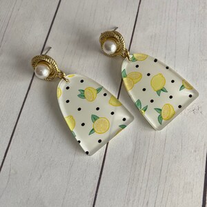 Lemon Earrings