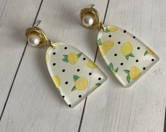 Lemon Earrings