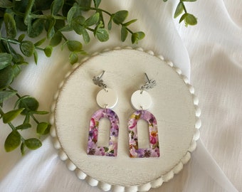 Floral Arch Earrings