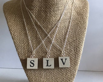 Scrabble Necklace