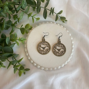 Pocket Watch Earrings