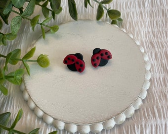 Ladybug Studs