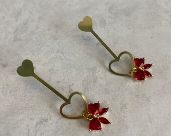 Valentine Bow Earrings