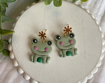 Frog Earrings