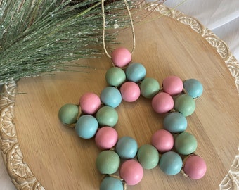 Medium Beaded Star Ornament