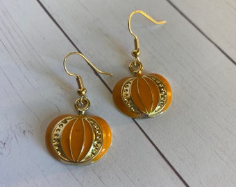 Pumpkin Earrings