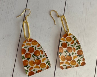 Orange Earrings
