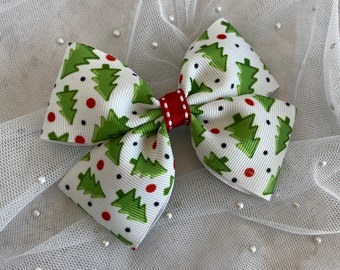Christmas Tree Hair Bow