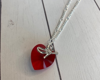 Crystal Heart Necklace