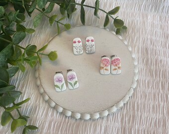 Floral Studs