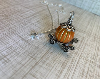 Pumpkin Carriage Necklace