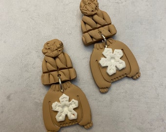 Winter Sweater Earrings