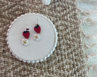 Strawberry Blossom Earrings