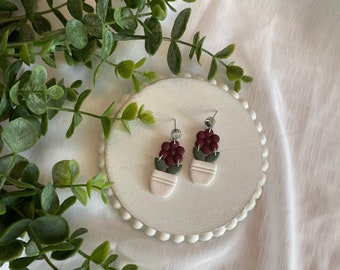 Flower Pot Earrings