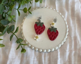 Strawberry Blossom Earrings